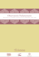 Balance al Poder Legislativo Periodo 2006-2009 portada