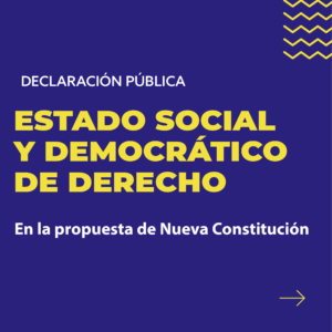 Lee más sobre el artículo Organizaciones de la sociedad civil exigen un Estado social y democrático de derecho en la propuesta de nueva Constitución